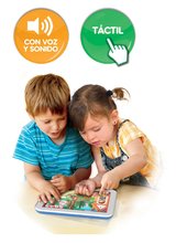 Interaktywne zabawki - Tablet elektroniczny Cuenta Cuentos Educa z 4 historiami i aktywnościami w języku hiszpańskim od 2 lat_1