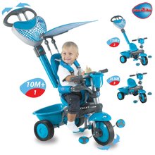 Tricikli za djecu od 10 mjeseci - SMART TRIKE 1573900 Trojkolka ZOO  Delfín - modrá + 10 mesiacov _0