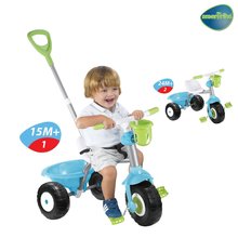 Triciclete de la 15 luni - Tricicletă Cupcake smarTrike cu parasolar albastru-verde de la 15 luni_0