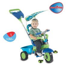 Triciclete de la 10 luni - Tricicletă Plus Fresh smarTrike verde-albastru de la 10 luni_1