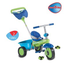 Triciclete de la 10 luni - Tricicletă Plus Fresh smarTrike verde-albastru de la 10 luni_2