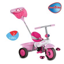 Triciclete de la 10 luni - Tricicletă Plus Fresh smarTrike roz-alb de la 10 luni_2