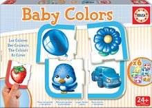 Puzzle pre najmenších - Puzzle Baby Colors Farby Educa 24 dielov od 24 mes_1