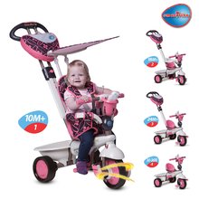 Tricikli za djecu od 10 mjeseci - SMART TRIKE 1590200 tricikl DREAM TEAM SILVER-PINK TouchSteering 4u1 s amortizerom i torbom srebrno-ružičasti od 10-36 mjesec s amortizerom srebrno-ružičasti od 10 mjeseci_0