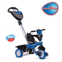 Tricikli za djecu od 10 mjeseci - SMART TRIKE 1590300 trojkolka DREAM TEAM BLUE-BLACK TouchSteering 4v1 s tlmičom a taškou čierno-modrá od 10-36 mesiacov _1