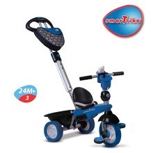 Tricikli za djecu od 10 mjeseci - SMART TRIKE 1590300 trojkolka DREAM TEAM BLUE-BLACK TouchSteering 4v1 s tlmičom a taškou čierno-modrá od 10-36 mesiacov _2