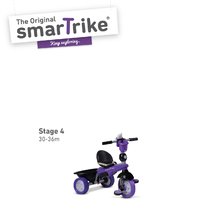 Tříkolky od 10 měsíců - Tříkolka Dream Team Purple Black 4v1 smarTrike Touch Steering s tlumičem fialovo-černá od 10 měsíců_3