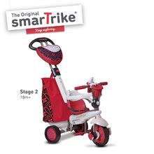 Tricikli za djecu od 10 mjeseci - Trojkolka Dream 4v1 smarTrike TouchSteering New červená s gumenými kolesami od 10 mesiacov _1