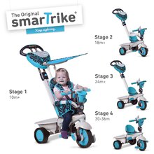 Tricikli za djecu od 10 mjeseci - Tricikl Dream Team Blue Touch Steering 4u1 smarTrike plavo-sivi od 10 mjeseci_0