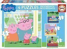 Puzzle Peppa Pig Educa 6-9-12-16 części, progresywne