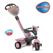 Tricikli za djecu od 10 mjeseci - Tricikl ZOO-Galah 4u1 smarTrike TouchSteering New ružičasti s gumenim kotačima od 10 mjeseci ST1593200 Galah Zoo New Touch Steering 4u1 ružičasti od 10 mjeseci_1