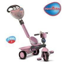 Triciclete de la 10 luni - Tricicletă New Touch Steering smarTrike Galah Zoo 4in1 roz roz de la 10 luni_2