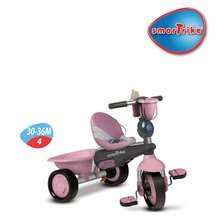 Tricikli od 10. meseca - Tricikel smarTrike Galah Zoo New Touch Steering 4v1 rožnat od 10 mes_3