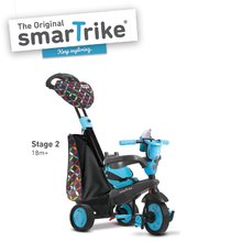 Triciclete de la 10 luni - Tricicletă Boutique Blue Touch Steering 4in1 smarTrike albastru-negru de la vârsta de 10 luni_0