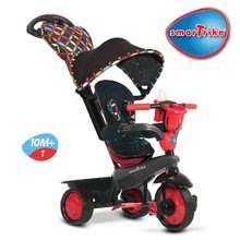Tricikli za djecu od 10 mjeseci - Tricikl Boutique Red Touch Steering 4u1 smarTrike s amortizerom i 2 torbe crveno-crni od 10 mjeseci_2