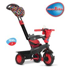 Tricikli za djecu od 10 mjeseci - Tricikl Boutique Red Touch Steering 4u1 smarTrike s amortizerom i 2 torbe crveno-crni od 10 mjeseci_3