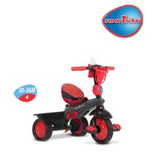 Triciclete de la 10 luni - Tricicletă Boutique Red Touch Steering 4in1 smarTrike cu amortizor şi cu 2 genţi roşu-negru de la 10 luni_1