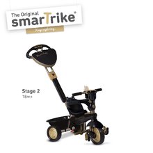 Tricikli za djecu od 10 mjeseci - SMART TRIKE 1599900 trojkolka DREAM TEAM GOLD TouchSteering 4v1 s tlmičom a taškou zlato-šedá - zlatá edícia od 10-36 mesiaco _0
