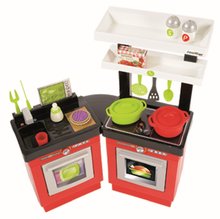 Staré položky - Dvojdielna bodkovaná kuchynka 100% Chef Modern Écoiffier 24 doplnkov od 18 mes_5