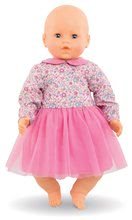 Oblačila za punčke - Oblačilo Dress Long Sleevers Pink Mon Grand Poupon Corolle za 42 cm dojenčka od 24 mes_0