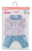 Oblečenie pre bábiky -  NA PREKLAD - Ropa: Blusa Flower y Pantalones Mon Grand Poupon Corolle pre 42 cm bábiku od 24 mes_2