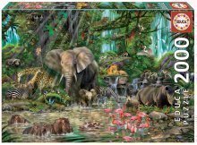 Puzzle African Jungle Educa 2000 dílů