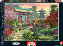 Puzzle 3000-dijelne - EDUCA 16019 Puzzle Genuine Japan Garden, 3000 ks _1