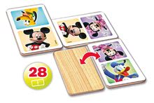 Domino a Lotto - Drevené domino Mickey Mouse a priatelia Educa 28 ks_0