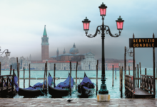 Puzzle 1500-dijelne - EDUCA 16002 Puzzle Genuine Venice at Dusk, 1500 ks + Fix Puzzle lepidlo _0