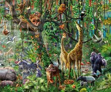 Puzzle 9000 - 42 000 dielne - Puzzle Genuine Wildlife Educa 33 600 dielov od 11 rokov_1
