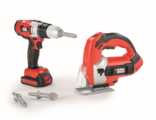 Produse vechi - Valiză Black&Decker Smoby cu burghiu electric și ferăstrău_0