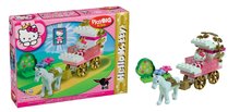 Stavebnice ako LEGO - Stavebnica PlayBIG Bloxx BIG Hello Kitty na kočiari s koníkom 26 kusov od 1,5-5 rokov_0