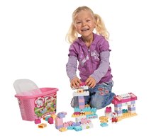 Jucării de construit BIG-Bloxx ca și lego - Joc de construit în cutie PlayBIG BIG Hello Kitty 73 bucăţi de la 18 luni_0