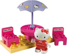 Jucării de construit BIG-Bloxx ca și lego - Joc de construit PlayBIG Bloxx BIG Hello Kitty - cu tractor, mașină sau umbrelă de soare_2