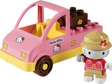 Slagalice BIG-Bloxx kao lego - BIG 57018 stavebnica PlayBIG Hello Kitty starter set s 1 figúrkou 3 druhy - traktor, auto alebo slnečník od 1,5-5 rokov _3