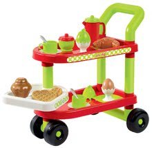 Obyčejné kuchyňky - Set kuchyňka Bon Appétit Chef Smoby s chladničkou a kávovarem a vozík se snídaní 100% Chef_4