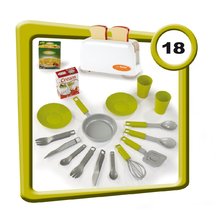 Staré položky - Tefal Cook Party kuchynka elektrická Smoby elektrická vysoká 101 cm vysoká s 18 doplnkami_0