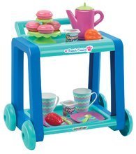 Bucătărie pentru copii seturi - Set bucătărie din lemn Wood Cook Smoby cu aparat de cafea şi cărucior de servire cu mic dejun_1