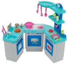 Hry na domácnost - Set úklidový vozík s kbelíkem Clean Smoby a kuchyňka s vysavačem zelený_4