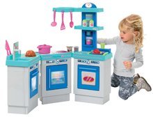 Hry na domácnosť - Set upratovací vozík s vedrom Clean Smoby a kuchynka s vysávačom zelený_11