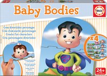 Puzzle pentru copii  - Puzzle Baby Bodies Educa 4x3 piese cu 4 imagini de la 24 luni_1