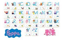 Gyerek társasjátékok - Oktatójáték Tanuljuk az ABC-t Peppa Pig Educa ábrákkal és betűkkel 78 darabos 4-5 éves korosztálynak_1