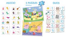 Progresszív gyerek puzzle - Puzzle domino és pexeso Peppa Pig Disney Superpack 4in1 Educa _0