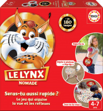 Tujejezične družabne igre - Družabna igra za na pot Le Lynx Educa 180 sličic v francoščini od 4 leta_0