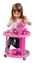 Accesorii și vase de bucătărie de jucărie - Cărucior de servit My Little Pony Écoiffier cu set de ceai roz de la 18 luni_2