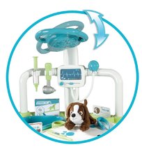 Produse vechi - Mașină medicală 2 în 1 Smoby cu 2 animale cu 11 accesorii 48*46*86 cm_1