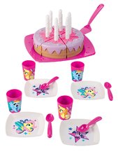 Nádobí a doplňky do kuchyňky - Narozeninový dort My Little Pony Écoiffier růžový od 18 měsíců_1