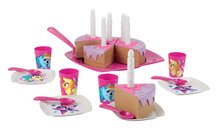 Accesorii și vase de bucătărie de jucărie - Tort pentru ziua de naştere My Little Pony Écoiffier roz de la 18 luni_2