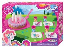 Nádobí a doplňky do kuchyňky - Narozeninový dort My Little Pony Écoiffier růžový od 18 měsíců_3