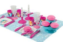 Accesorii și vase de bucătărie de jucărie - Set pentru masa festivă My Little Pony Écoiffier cu prăjituri_1